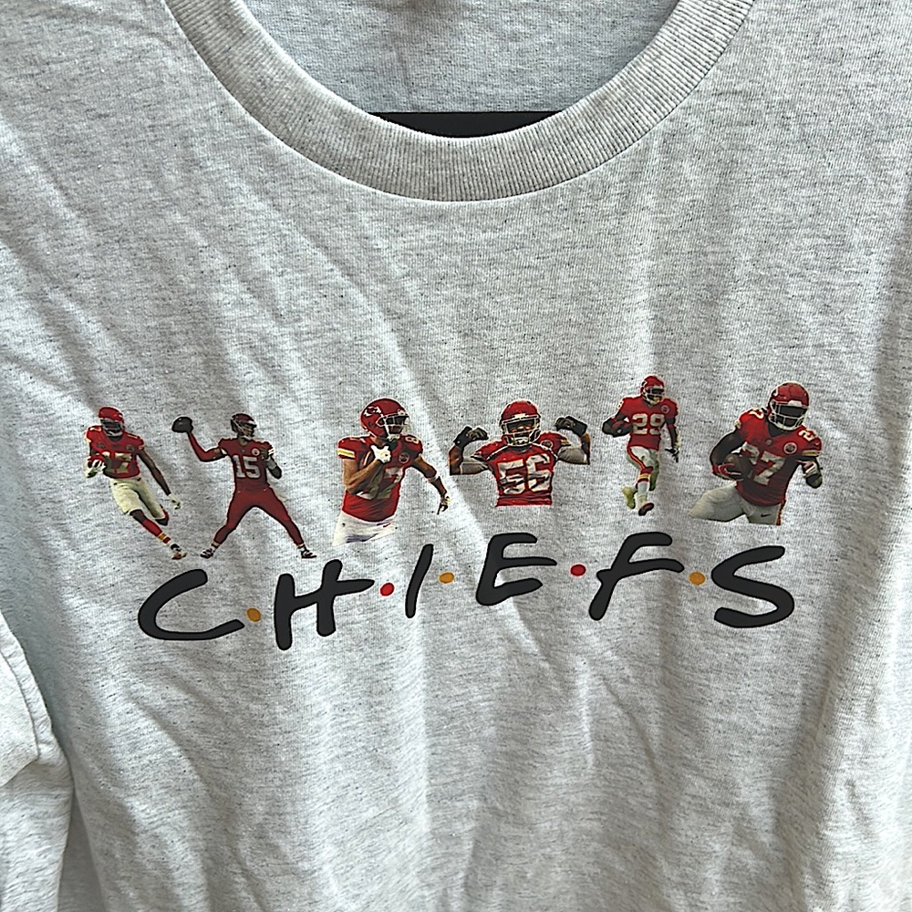 C•H•I•E•F•S Gildan Unisex XL Light Heather Gray Blend T-Shirt